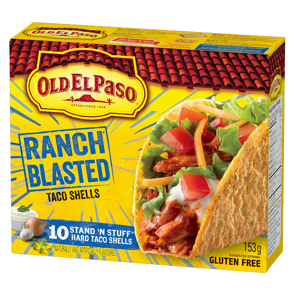Ranch Blasted Stand n Stuff Taco Shells